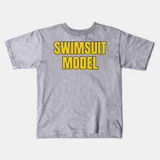 Swimsuit Model Kids T-Shirt